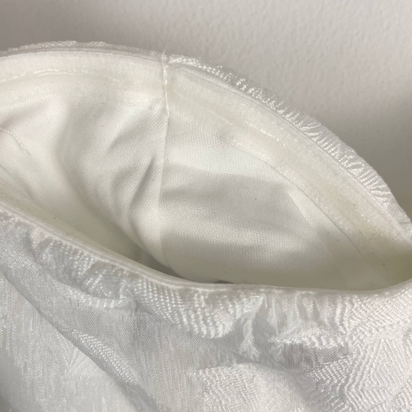 Lulu's From This Day Floral Jacquard Strapless Midi Dress In White Small New - Picture 14 of 16